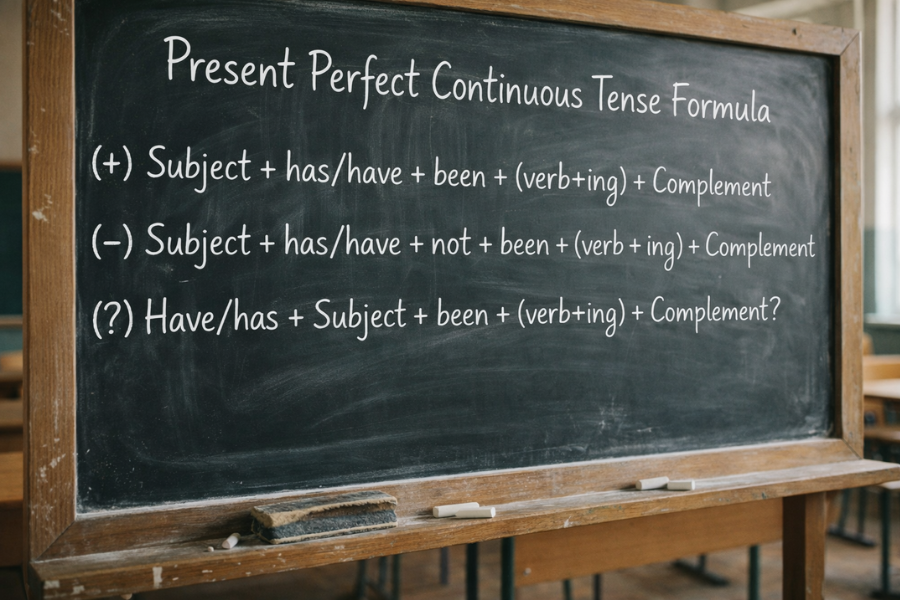 Belajar Present Perfect Continuous Tense