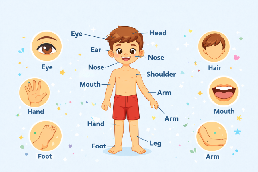 Anggota Tubuh dalam Bahasa Inggris dan Artinya