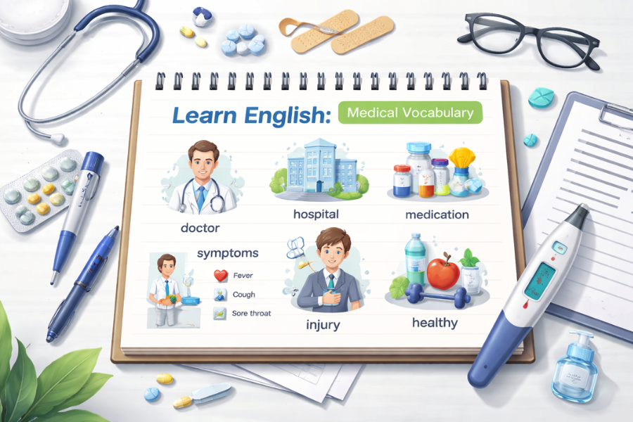 Kosakata Bahasa Inggris tentang Kesehatan dan Artinya