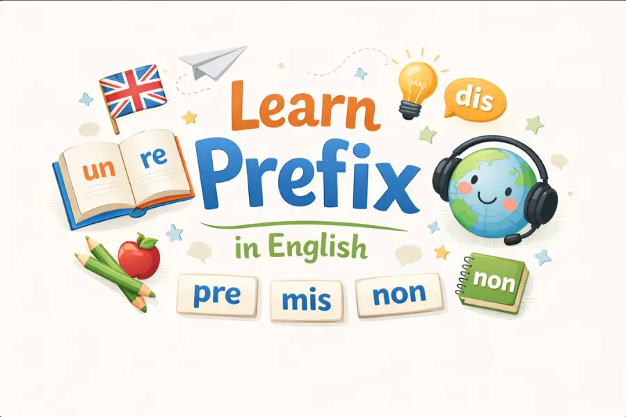 apa itu prefix bahasa inggris