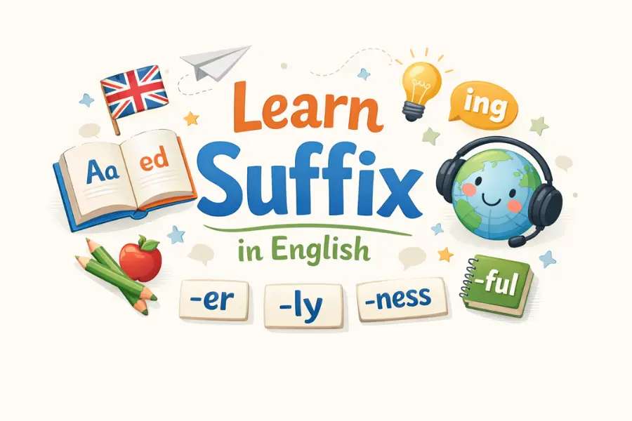 apa itu suffix bahasa inggris