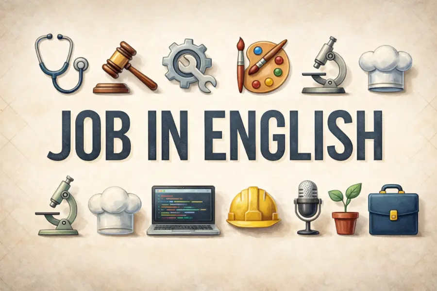nama pekerjaan dalam bahasa inggris dan artinya