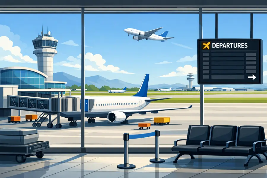 kosakata bahasa inggris di bandara (airport)