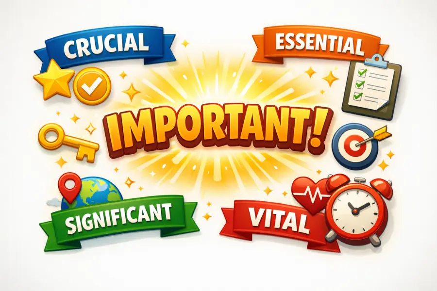 kumpulan sinonim important bahasa inggris