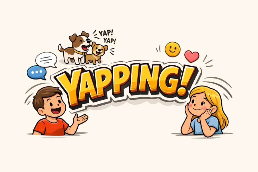 apa itu yapping dalam bahasa inggris dan contohnya