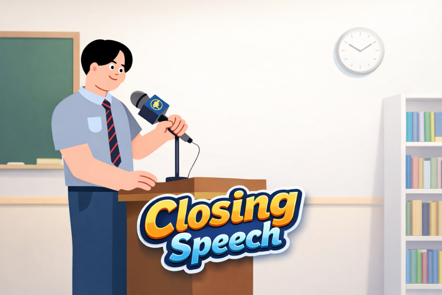 contoh kalimat penutup pidato bahasa inggris dan artinya