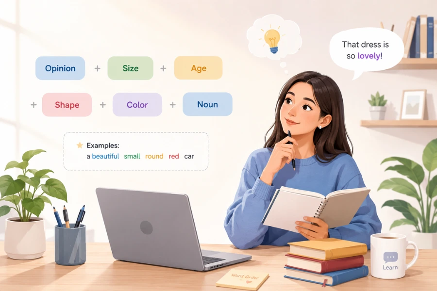 Adjective Order Bahasa Inggris