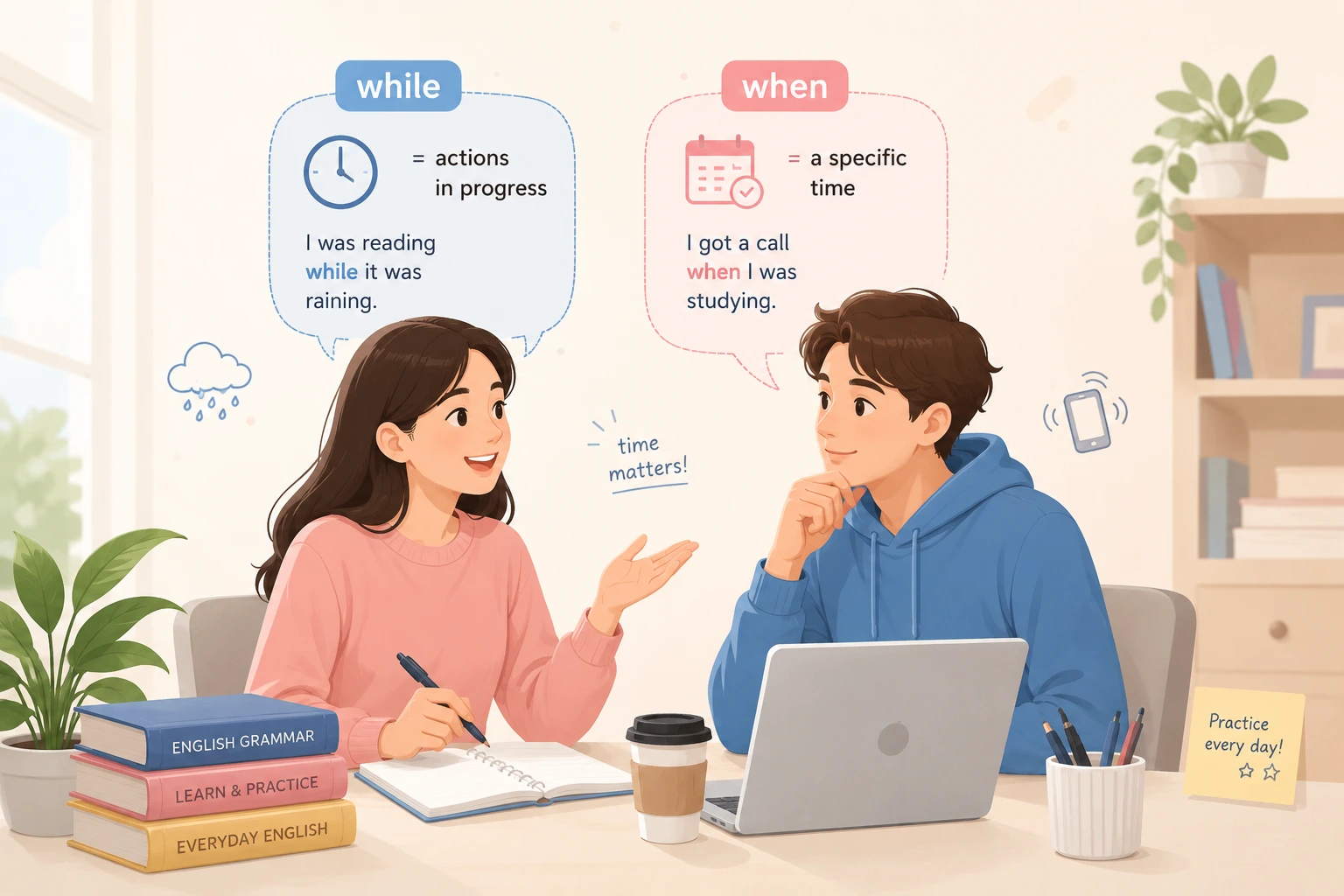 Perbedaan While dan When dalam Bahasa Inggris dan Contohnya - ENGLISH 1