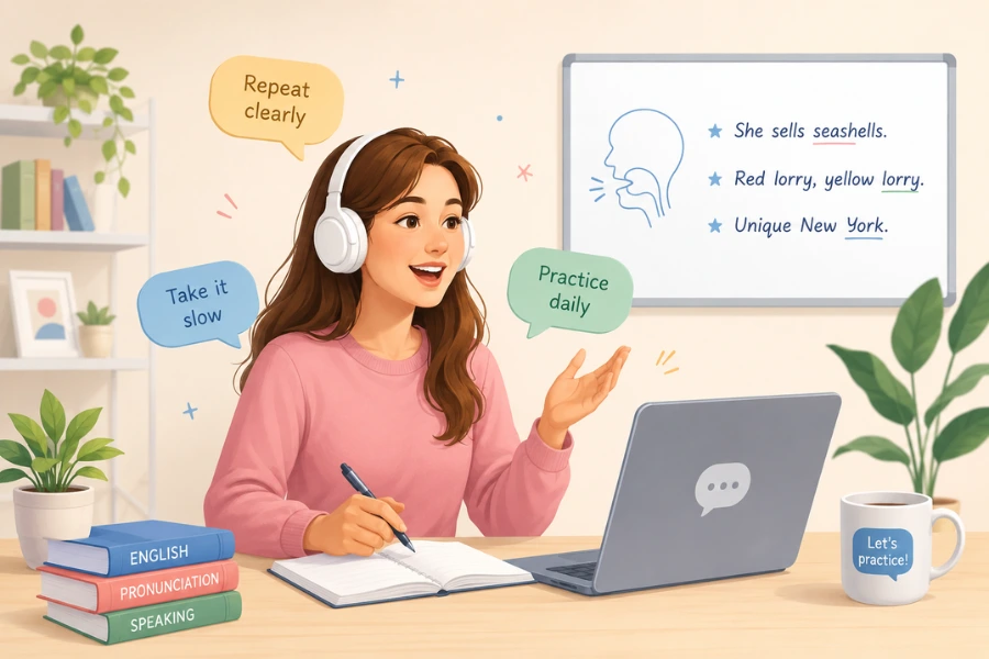 Tongue Twister Bahasa Inggris untuk Melatih Pronunciation
