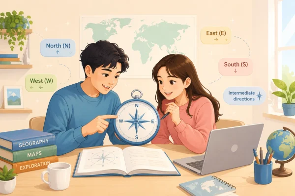 Arah Mata Angin dalam Bahasa Inggris