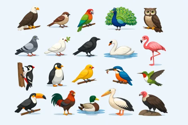 Nama Nama Burung dalam Bahasa Inggris dan Artinya