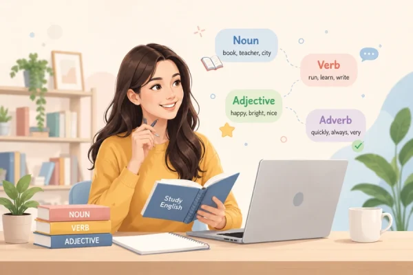Part of Speech Bahasa Inggris Ketahui Pengertian & Contohnya