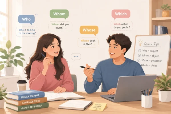 Perbedaan Who, Whom, Whose dan Which dalam Bahasa Inggris