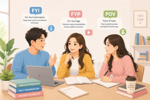 arti FYI, FYP dan POV dalam bahasa inggris