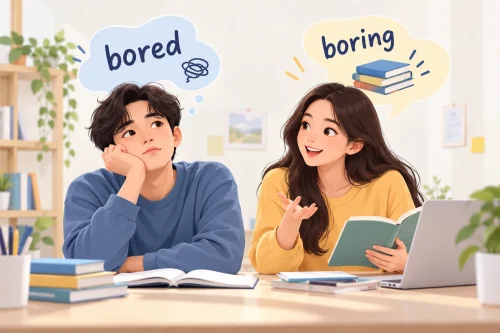 arti boring dan bored