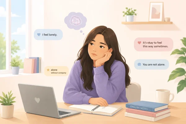 arti feeling lonely dalam bahasa inggris
