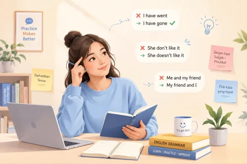 contoh common grammar mistake dalam bahasa inggris