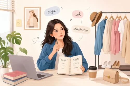 istilah outfit dan OOTD dalam bahasa inggris