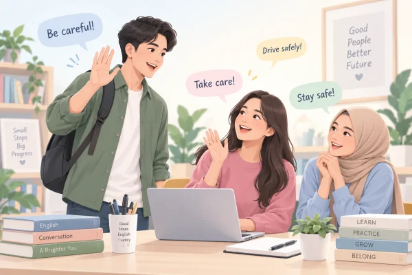 kumpulan cara ucapkan hati-hati dalam bahasa inggris