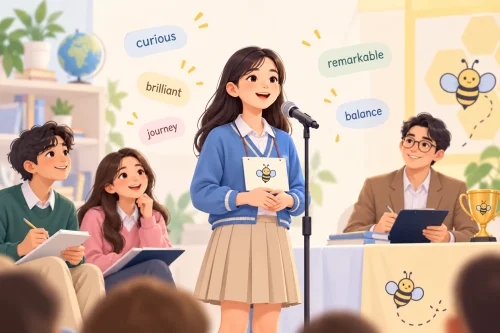 kumpulan kata yang sering muncul di kompetisi spelling bee