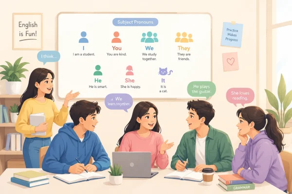 penggunaan subject I, You, We, They