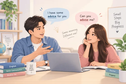 perbedaan advice dan advise