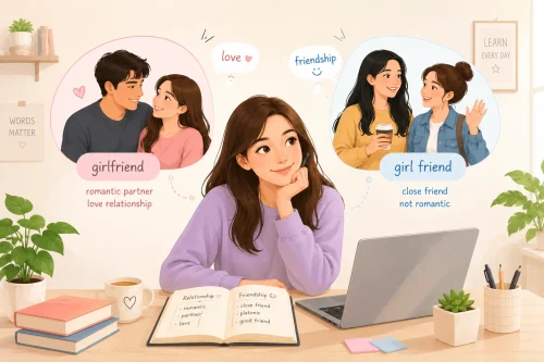 perbedaan girlfriend dan girl friend