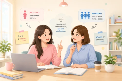 perbedaan women dan woman