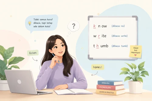 silent letter bahasa inggris